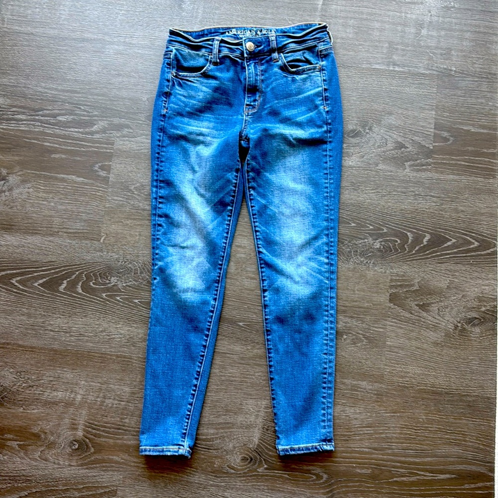 American Eagle Hi Rise Jeggings Size 4 Short